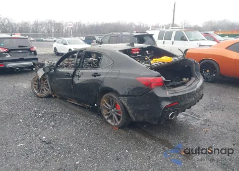 2019 Acura Tlx Tech A-Spec Pkgs z USA, uszkodzony, nr VIN 19UUB3F60KA002564